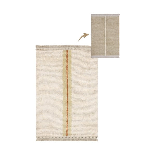 Bēšs kokvilnas paklājs 170x240 cm Duetto Sage – Lorena Canals-image-3