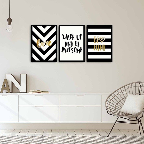 3 plakātu komplekts 35x50 cm - Wallity-image-1