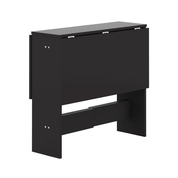 Izvelkams ēdamgalds ar melnu galda virsmu 76x28 cm Papillon – TemaHome-image-3