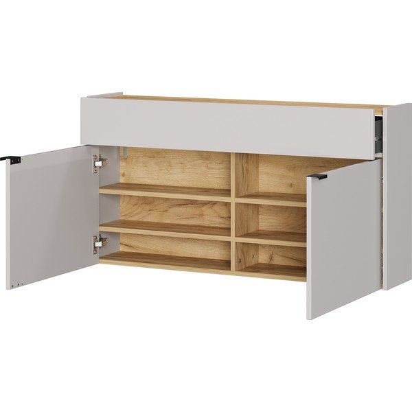 Krēmkrāsas piekarināms skapītis 110x57x22 cm Ameca – Germania-image-3