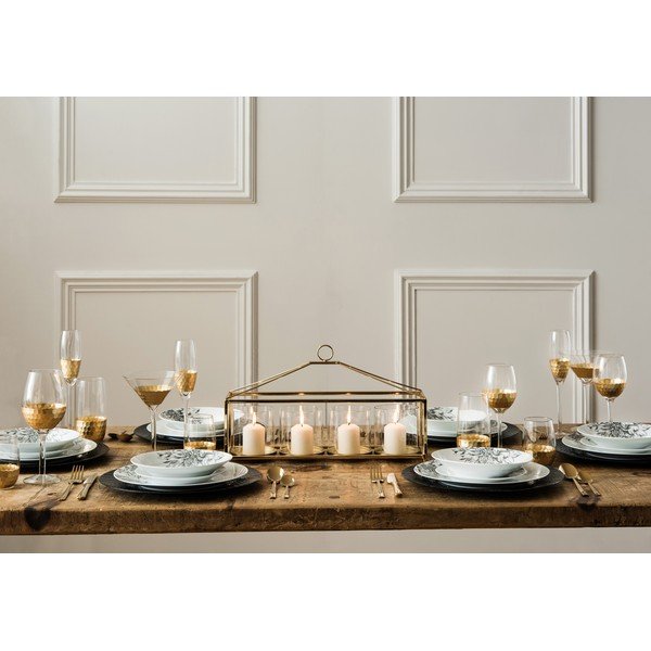 4 glāžu komplekts ar zelta detaļām Premier Housewares Astrid, 240 ml-image-3