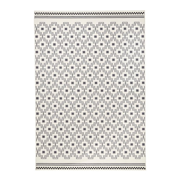 Melnbalts paklājs Zala Living Cubic, 70 x 140 cm