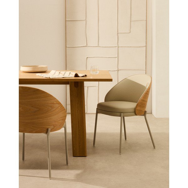 Krēmkrāsas pusdienu krēsls Eamy – Kave Home-image-1