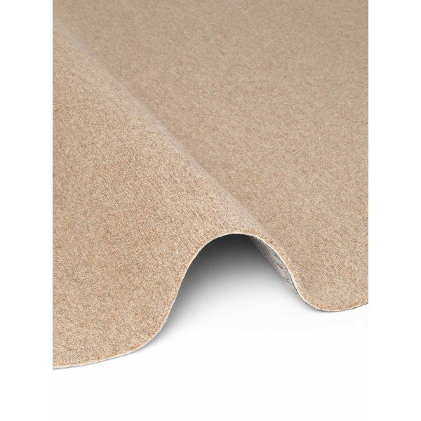 Dabīga toņa ar rokām darināts vilnas apaļš paklājs ø 200 cm Puristic Knots – Elle Decoration-image-4