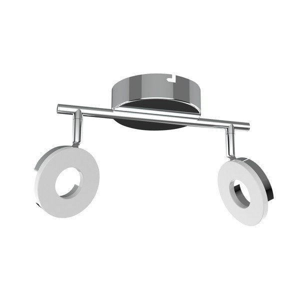 Spīdīgas sudraba krāsas LED griestu lampa 27x16 cm Thema – Candellux Lighting-image-2