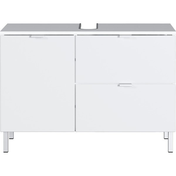 Balts skapītis zem izlietnes Germania Mauresa, platums 80 cm-image-2