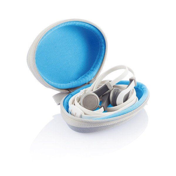 Austiņas XD Design Oova Mic Grey/White-image-4