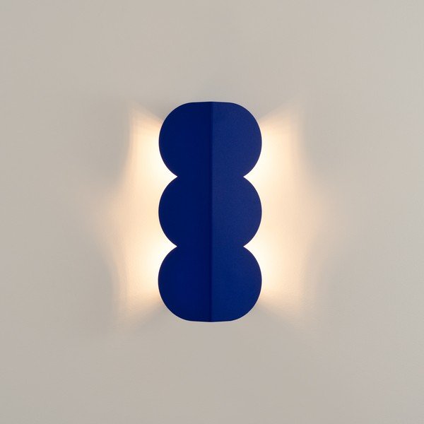 Tumši zila alumīnija sienas lampa BISCUIT – Thoro-image-4