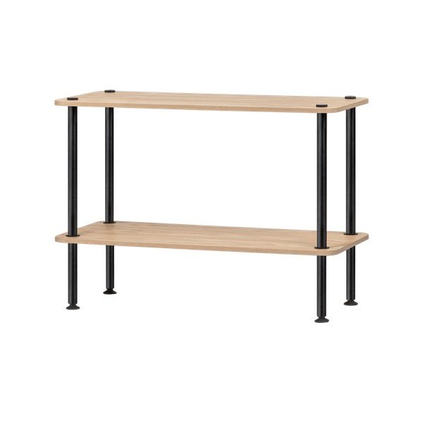 Dabīga toņa plaukts ar ozolkoka imitāciju 80x54,5x35 cm Teidi – noo.ma