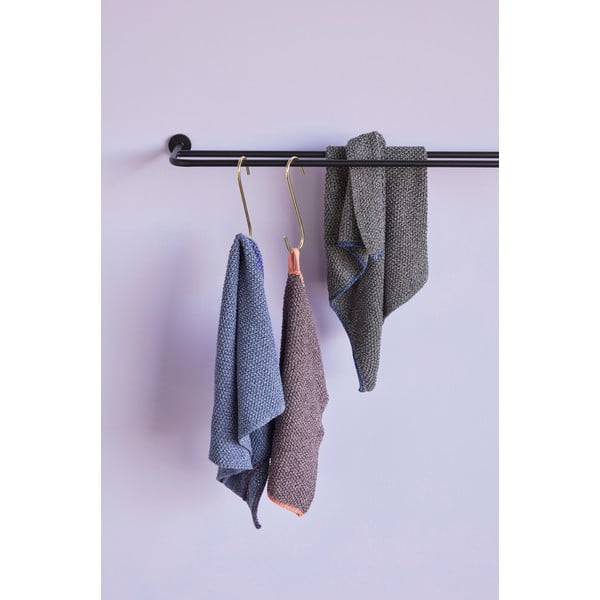 Zils kokvilnas dvielis Hübsch Rosa, 40 x 60 cm-image-1