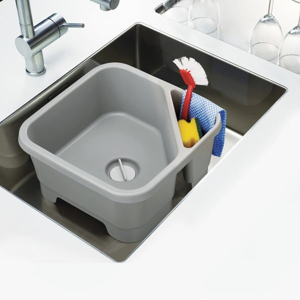 Pelēka mazgāšanas bļoda Duo – Joseph Joseph-image-1