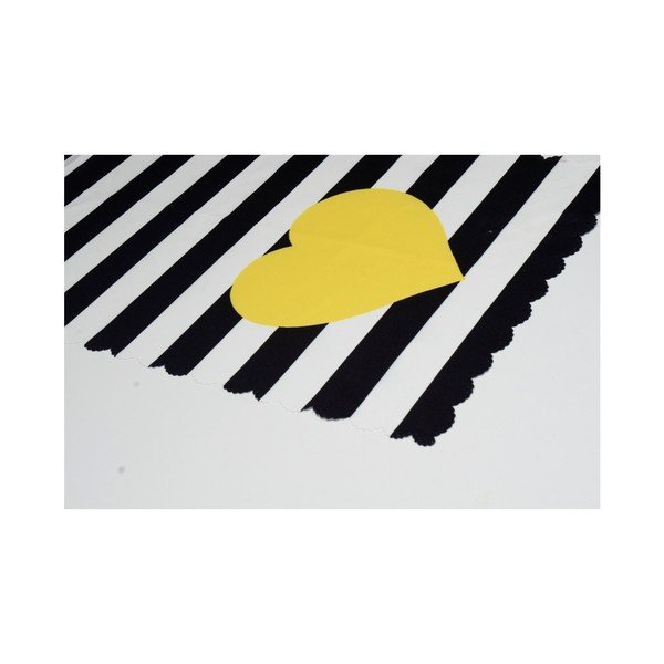 Galda celiņš 45x140 cm Black Stripes – Minimalist Cushion Covers-image-1