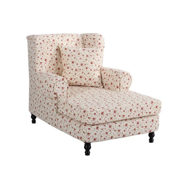 Bēšs ziedu krēsls Max Winzer Mareille Flowery Beige