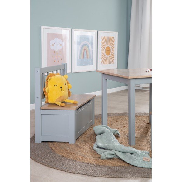 Pelēkbrūns bērnu soliņš Woody – Roba-image-1