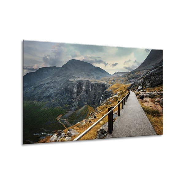 Styler Glasspik Skats Norvēģija Mountains, 80 x 120 cm-image-1