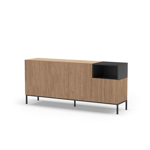 Dabīga toņa kumode 180x80 cm Cailin – Marckeric-image-2