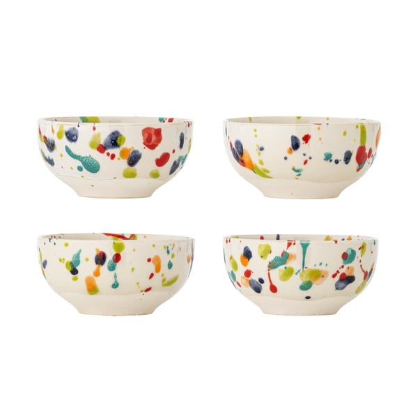 Krēmkrāsas akmensmasas bļodiņas (4 gab.) 300 ml Freckles – Bloomingville