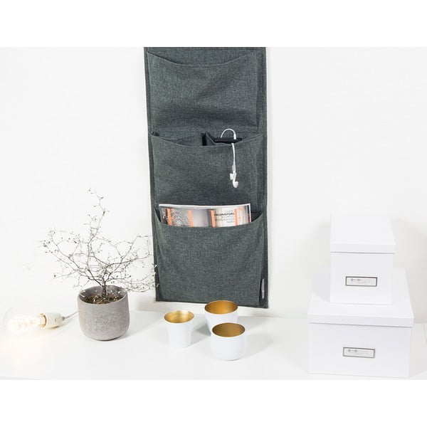 Pelēks piekaramais organizators Bigso Box of Sweden Hang-image-3