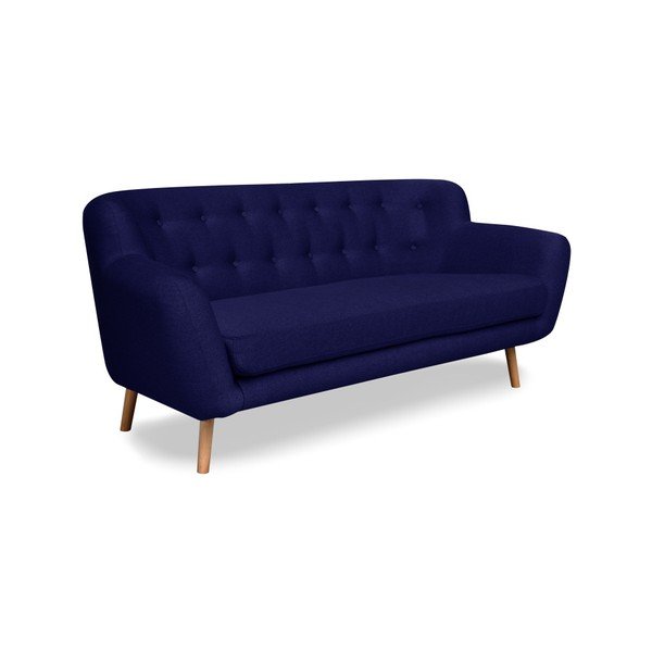 2 zilu divvietīgu un trīsvietīgu dīvānu komplekts Cosmopolitan design London-image-2