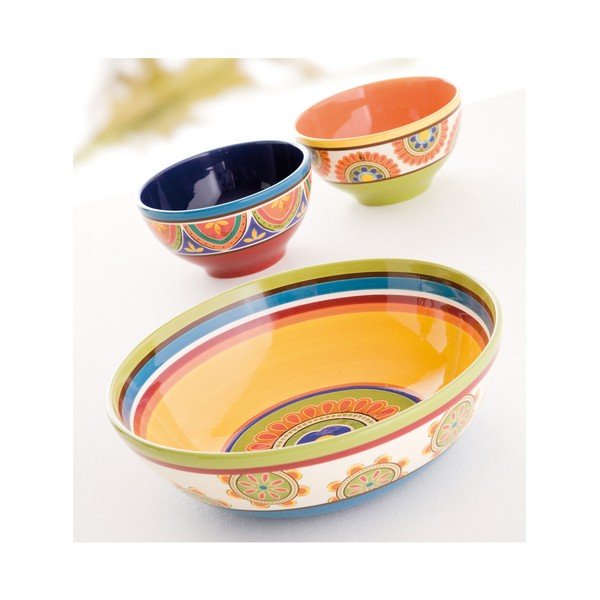 Brandani krāsaina keramikas bļoda, ⌀ 28 cm-image-1