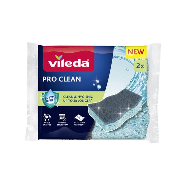 Trauku mazgāšanas sūkļi (4 gab.) Pro Clean – Vileda