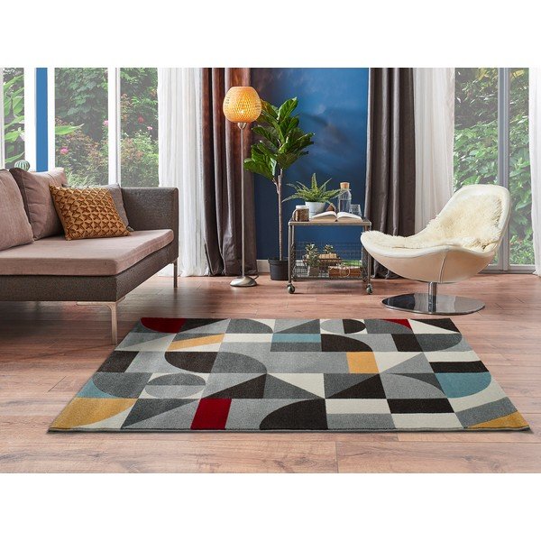 Pelēks paklājs Universal Delta Multi, 57 x 110 cm-image-1