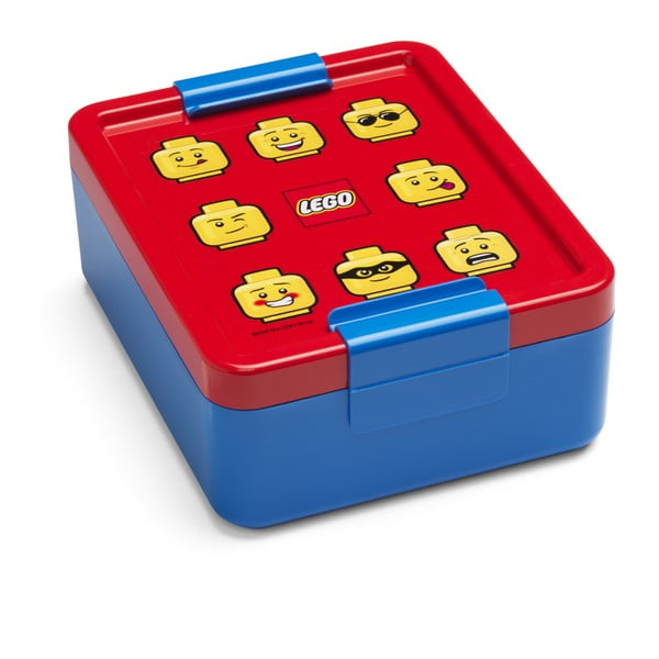 Zila uzkodu kaste ar sarkanu vāku LEGO® Iconic