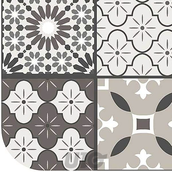 Pelēks paklājs 45x75 cm Gaston – douceur d'intérieur-image-1