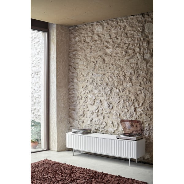 Balts TV galdiņš 180x52 cm Sierra – Teulat-image-1