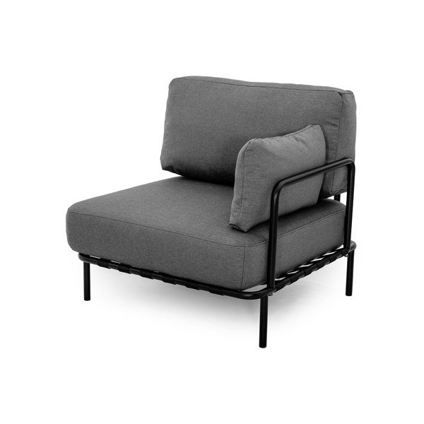 Tumši pelēks modulārais dārza dīvāns (ar maināmu stūri) Salve – Sit Sit-image-2