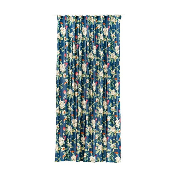 Zaļš/zils samta aizkars 140x260 cm Kerida – Mendola Fabrics