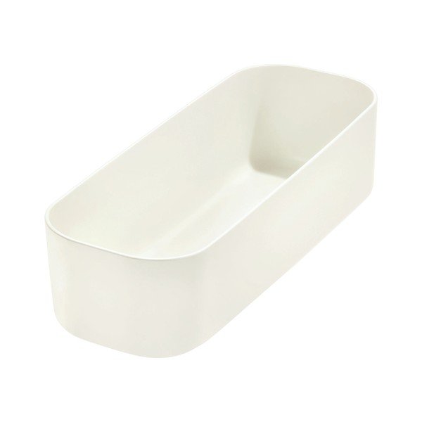 Balta uzglabāšanas kaste iDesign Eco, 9 x 27,5 cm