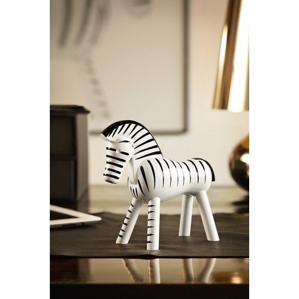 Ozola masīvkoka statuete Kay Bojesen Denmark Zebra-image-2