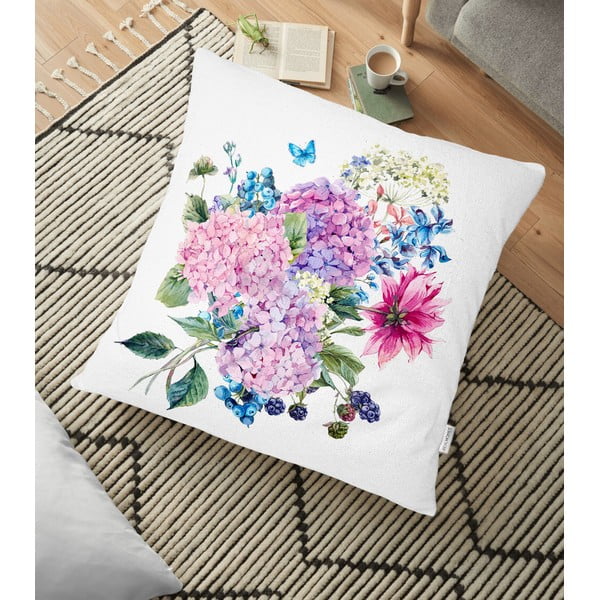 Spilvendrāna ar kokvilnas maisījumu Minimalist Cushion Covers Bouquet, 70 x 70 cm