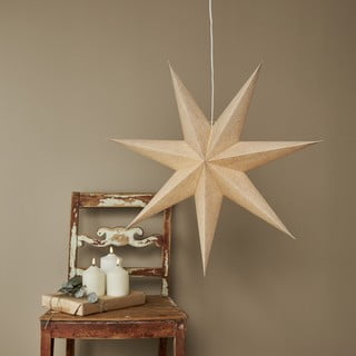 Bēšs Ziemassvētku gaismas dekors ø 60 cm Cotton – Star Trading