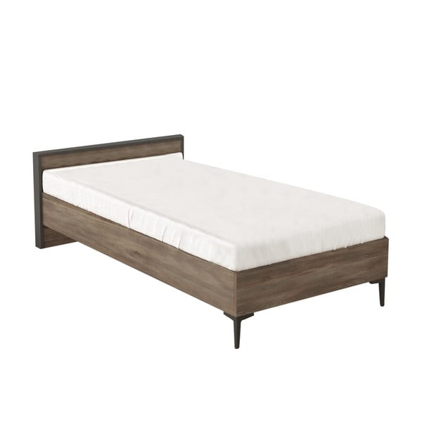 Dabīga toņa vienvietīga gulta 90x200 cm – Kalune Design