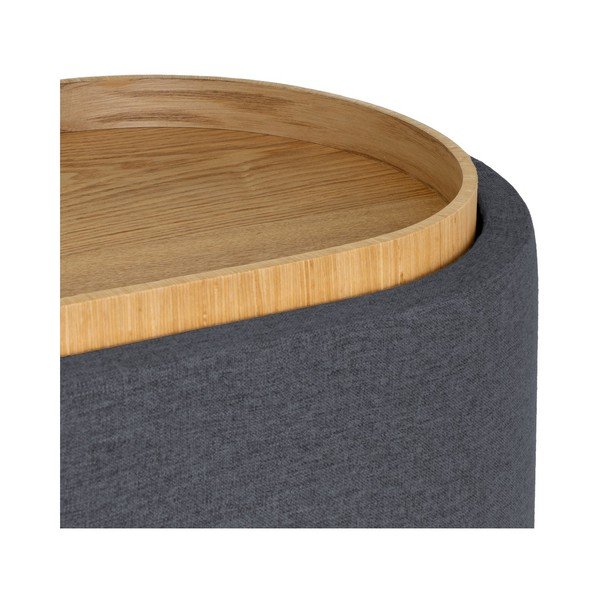 Tumši pelēks pufs – Casa Selección-image-3