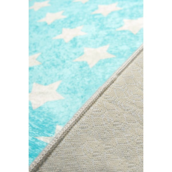 Zils neslīdošs bērnu paklājs Chilai Universe, 140 x 190-image-1