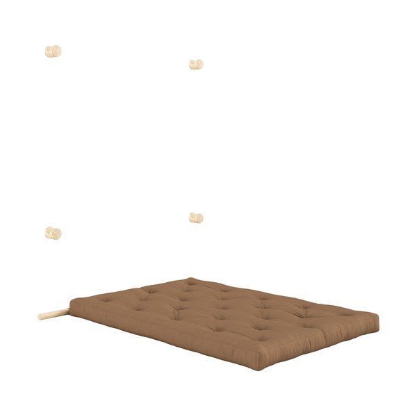 Brūns salokāms dīvāns 135 cm Hooked – Karup Design-image-4