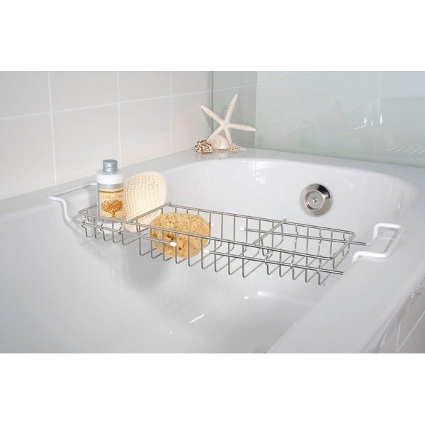 Nerūsējošā tērauda vannas istabas organizators Wenko Bring, garums 58,5 cm-image-1