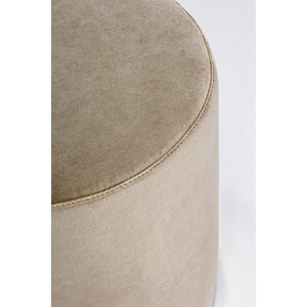 Pelēkbrūns samta pufs Lucilla – Yes Everyday-image-1