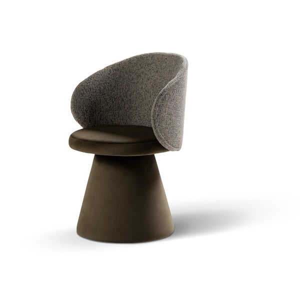 Tumši zaļš samta atpūtas krēsls Inez – Micadoni -image-2