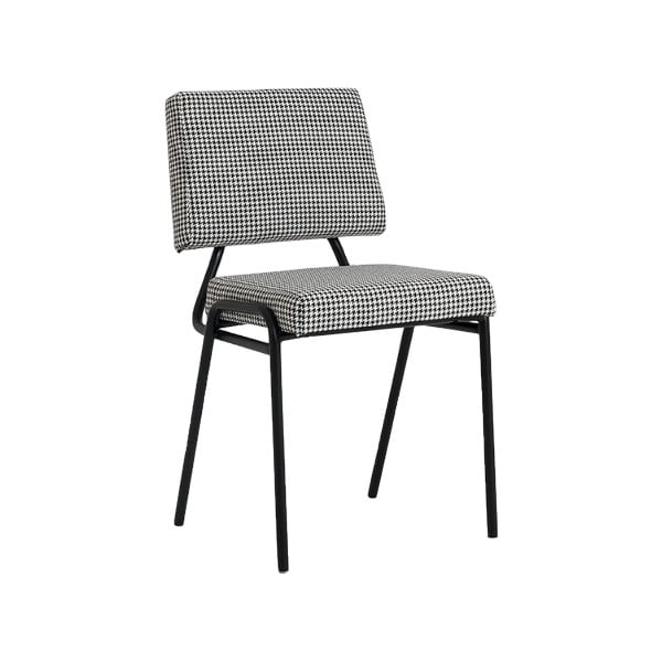 Balts/melns ēdamistabas krēsls Simple – CustomForm