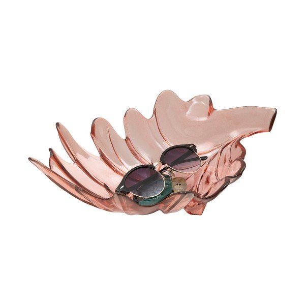 Rozā pārstrādāta stikla trauks Mauro Ferretti Leaf, 33 x 20 cm-image-4