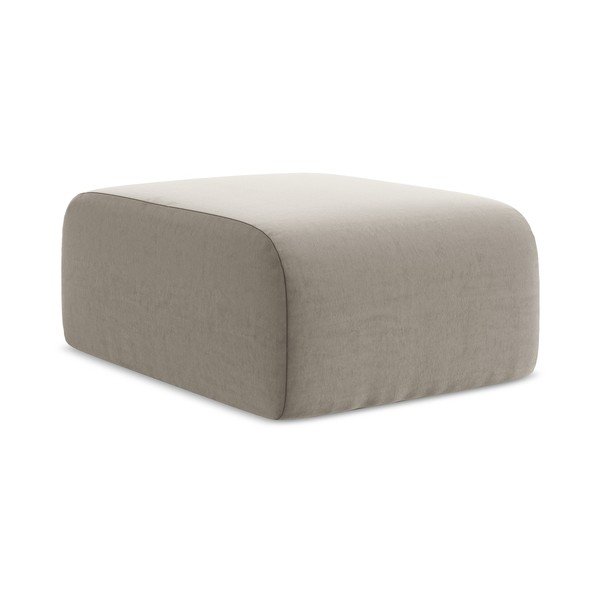 Gaiši brūns samta kāju soliņš Lani – Makamii