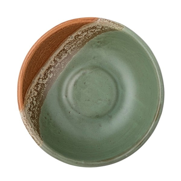 Zaļa/oranža māla bļodiņa 572 ml Paula – Bloomingville-image-3