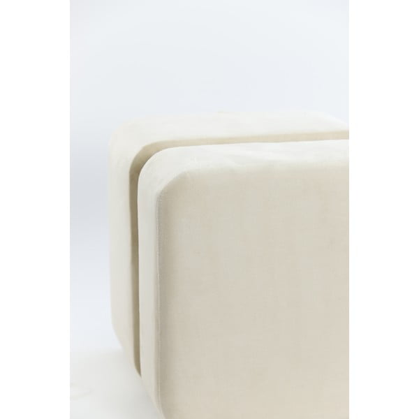 Krēmkrāsas samta pufs Piazza – Light & Living-image-4