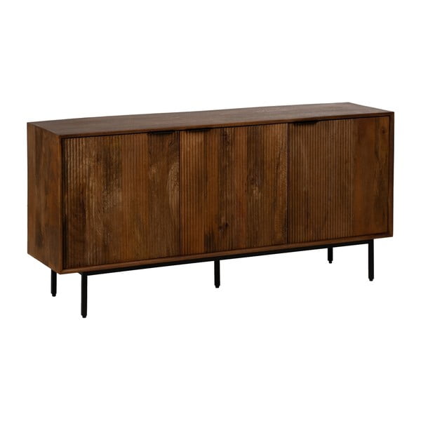 Brūna mango masīvkoka kumode 160x78x40 cm Sagara – Ixia