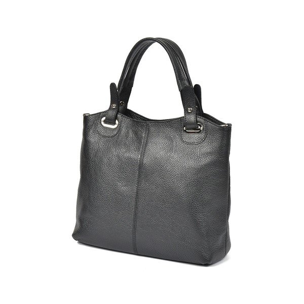 Melna ādas somiņa Luisa Vannini Tote-image-3