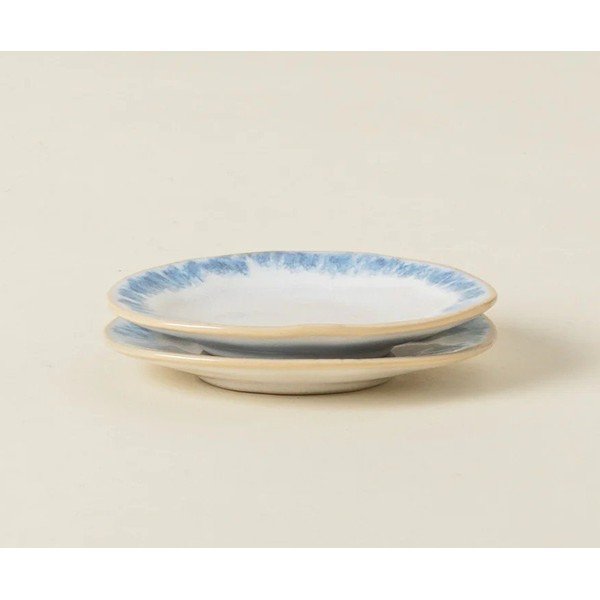 Balts/zils zupas akmensmasas šķīvis Brisa – Costa Nova-image-1